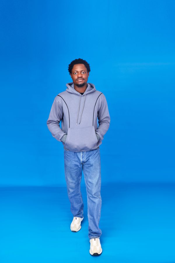 Essential Structured Hoodie – Grey Unisex