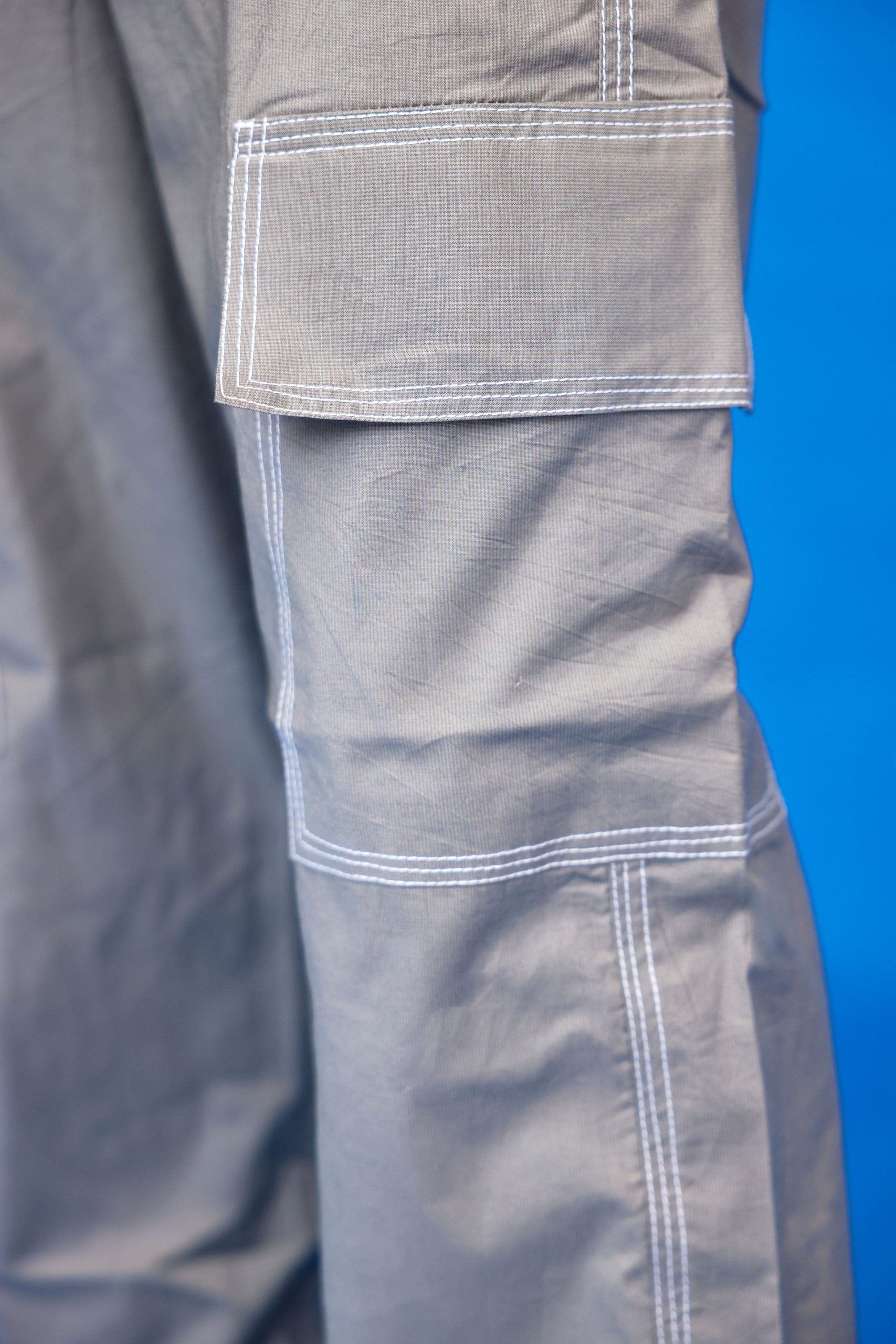 Essential Utility Combat Trousers – Stone Grey - Image 3