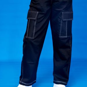Essential Utility Combat Trousers – Black - Image 1
