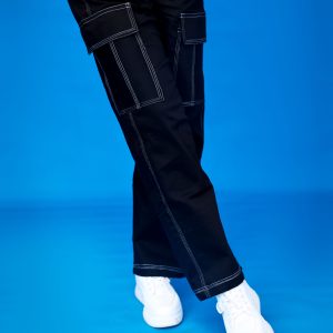 Essential Utility Combat Trousers – Black - Image 2