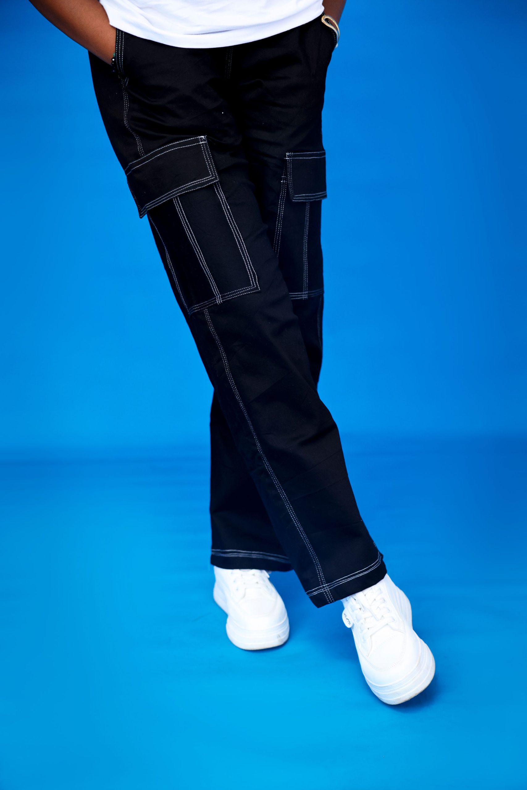 Essential Utility Combat Trousers – Black - Image 2