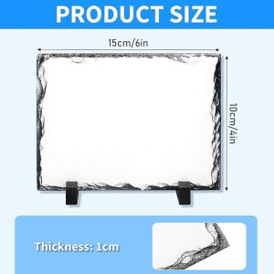Personalised Photo Slate Plaque 6x4 Inch - Image 3