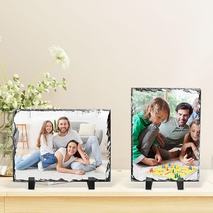 Personalised Photo Slate Plaque 6x4 Inch - Image 2
